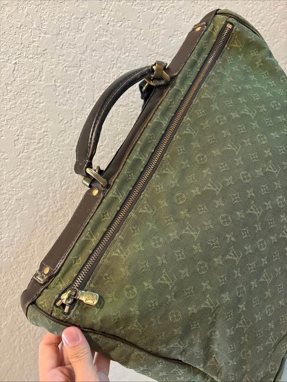 Louis Vuitton Monogram Mini Lin Saumur XL Canvas Messenger Bag